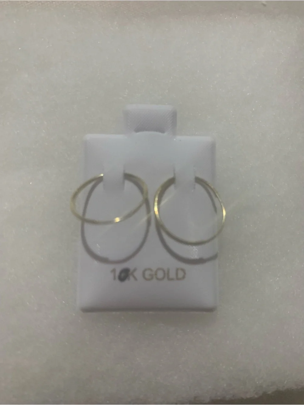 10K Solid Gold  Hoop Earrings